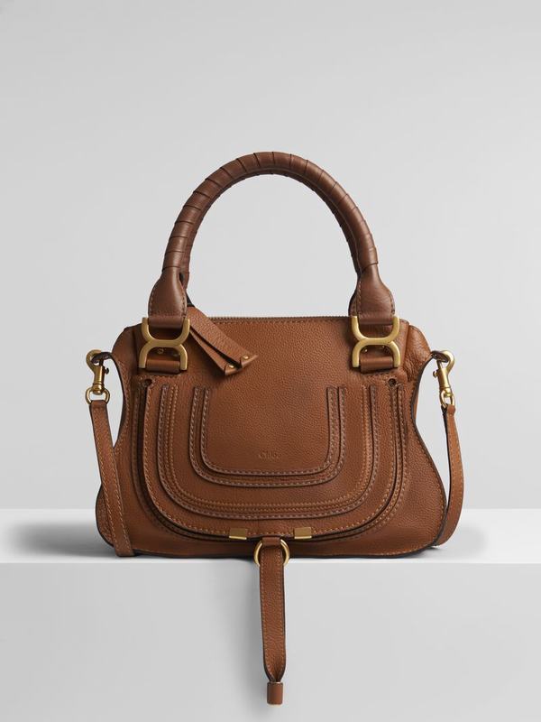 Chloé Bolsos Mujer Marcie Marrones Suede NALO51876